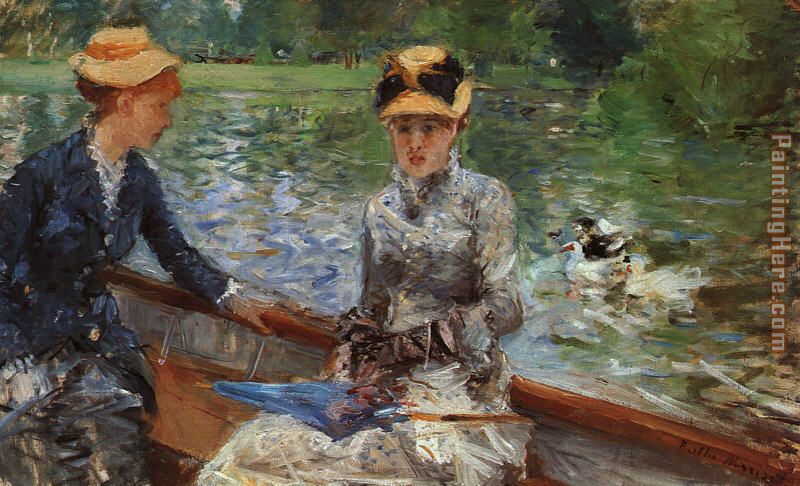 A Summer's Day painting - Berthe Morisot A Summer's Day art painting